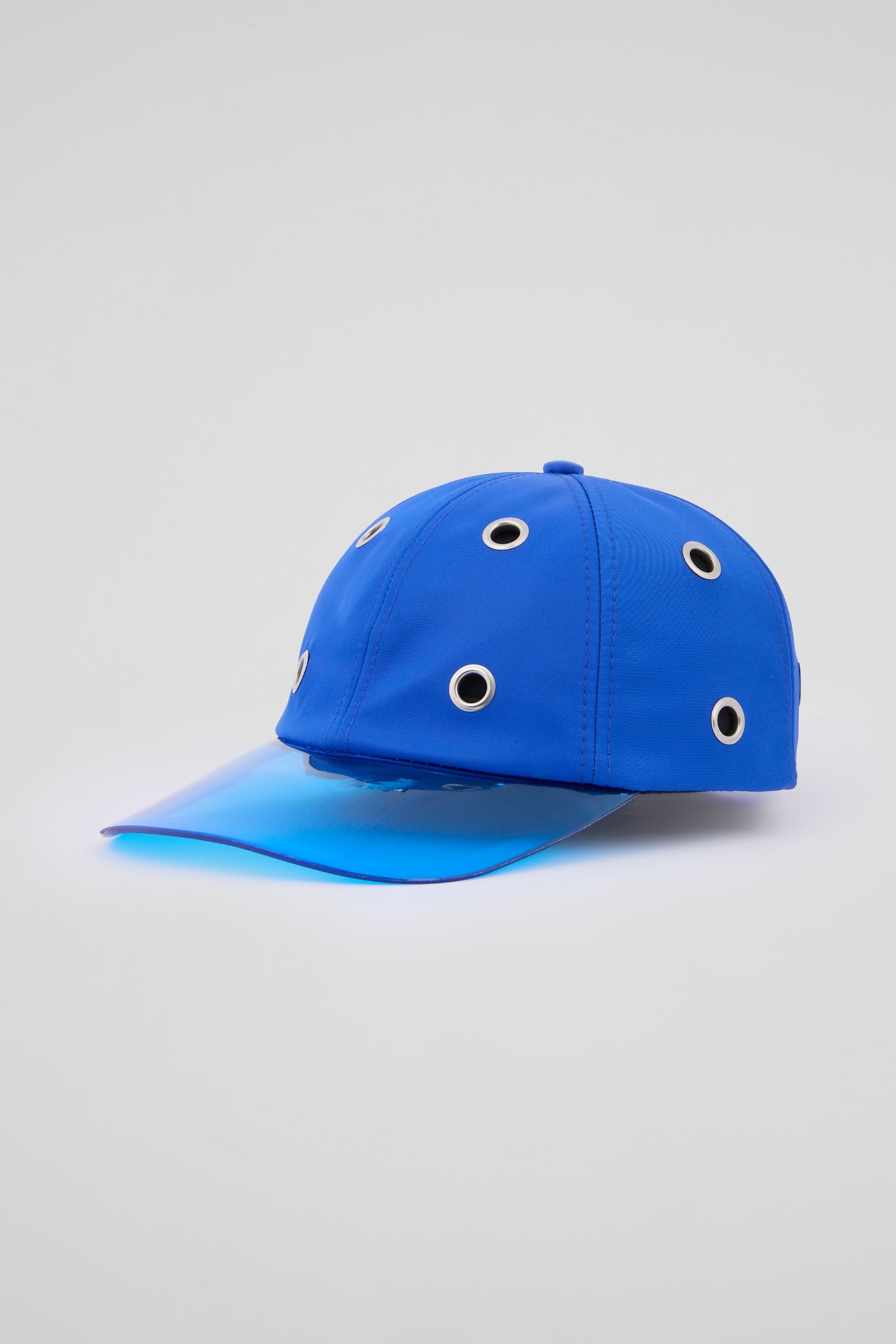 Eyelet Blue Baseball Cap