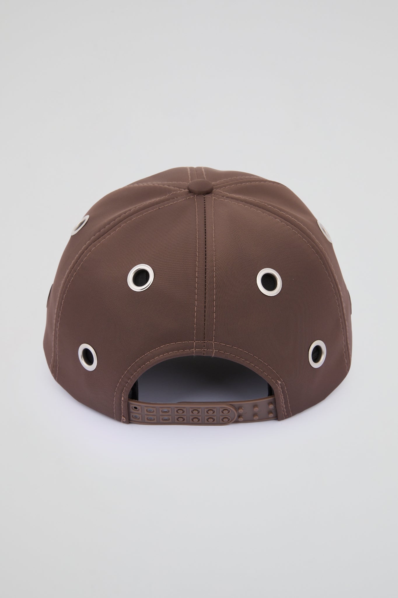 Eyelet Dark brown Baseball Cap