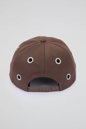 Eyelet Dark brown Baseball Cap
