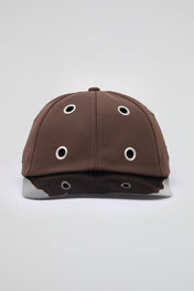Eyelet Dark brown Baseball Cap