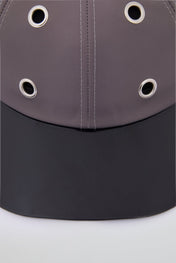 Eyelet Grey NY Baseball Cap