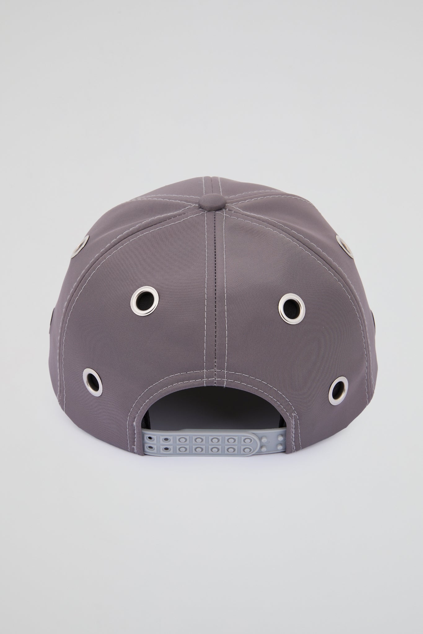 Eyelet Grey NY Baseball Cap