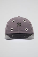 Eyelet Grey NY Baseball Cap
