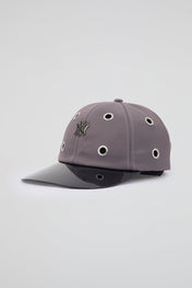 Eyelet Grey NY Baseball Cap