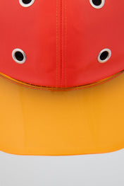 Eyelet Orange Baseball Cap