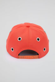 Eyelet Orange Baseball Cap