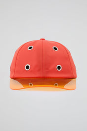 Eyelet Orange Baseball Cap