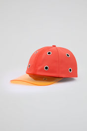 Eyelet Orange Baseball Cap