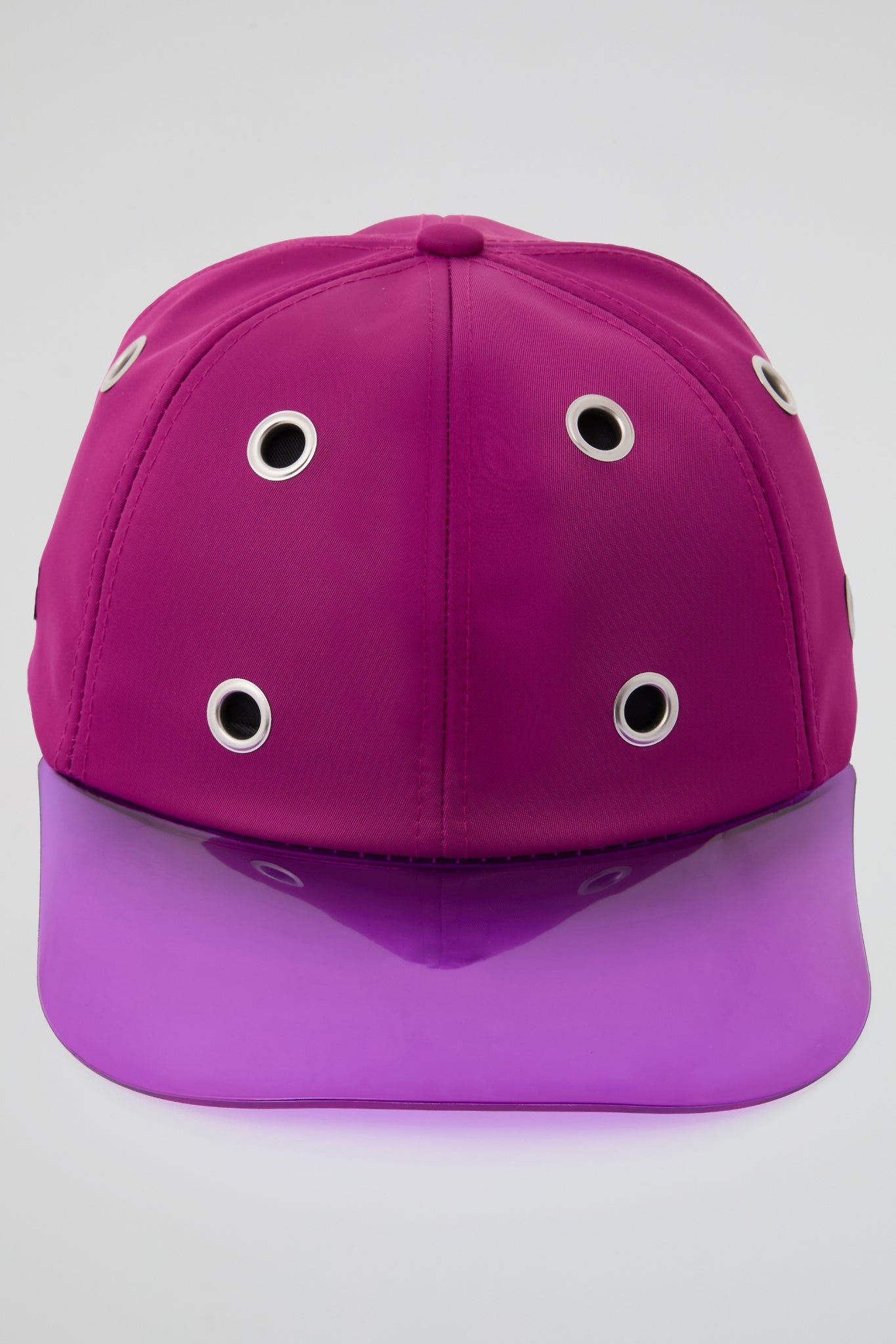 Eyelet Fuchsia Baseball Cap