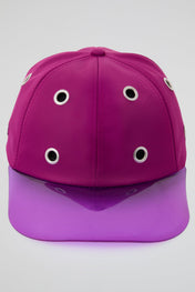 Eyelet Fuchsia Baseball Cap