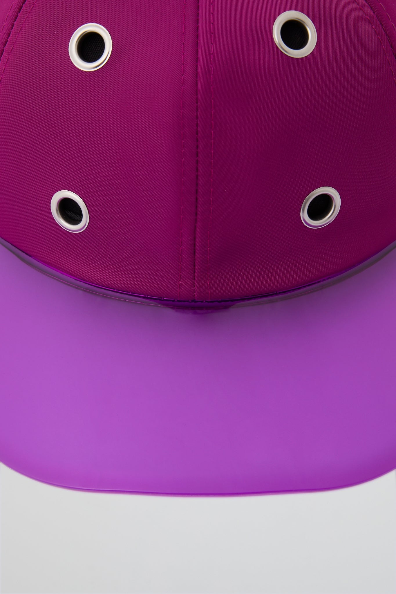 Eyelet Fuchsia Baseball Cap