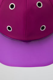 Eyelet Fuchsia Baseball Cap
