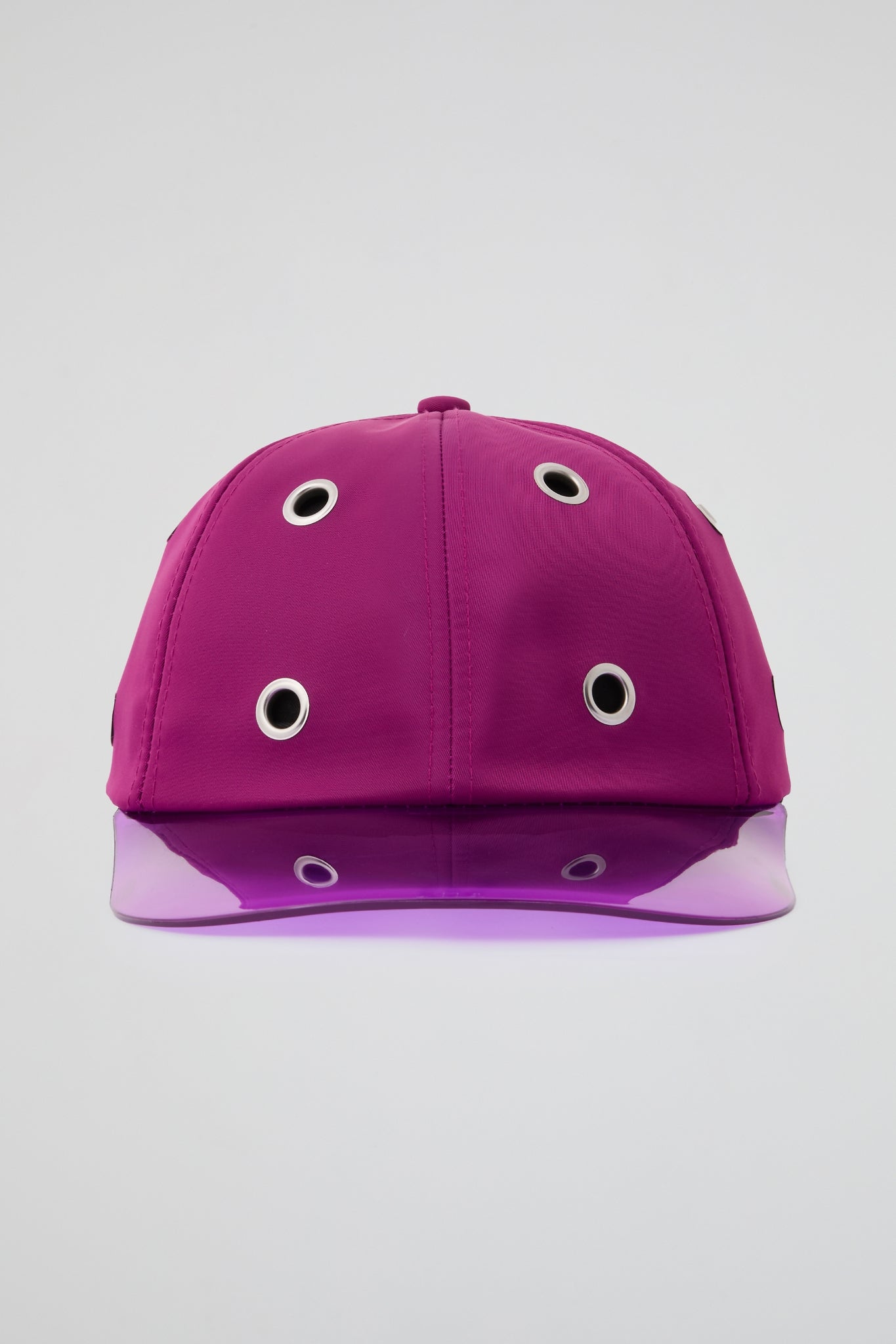 Eyelet Fuchsia Baseball Cap