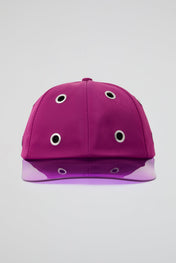 Eyelet Fuchsia Baseball Cap