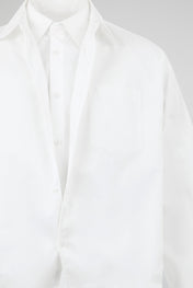 White Layered Long-Sleeve Top
