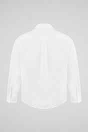 White Layered Long-Sleeve Top