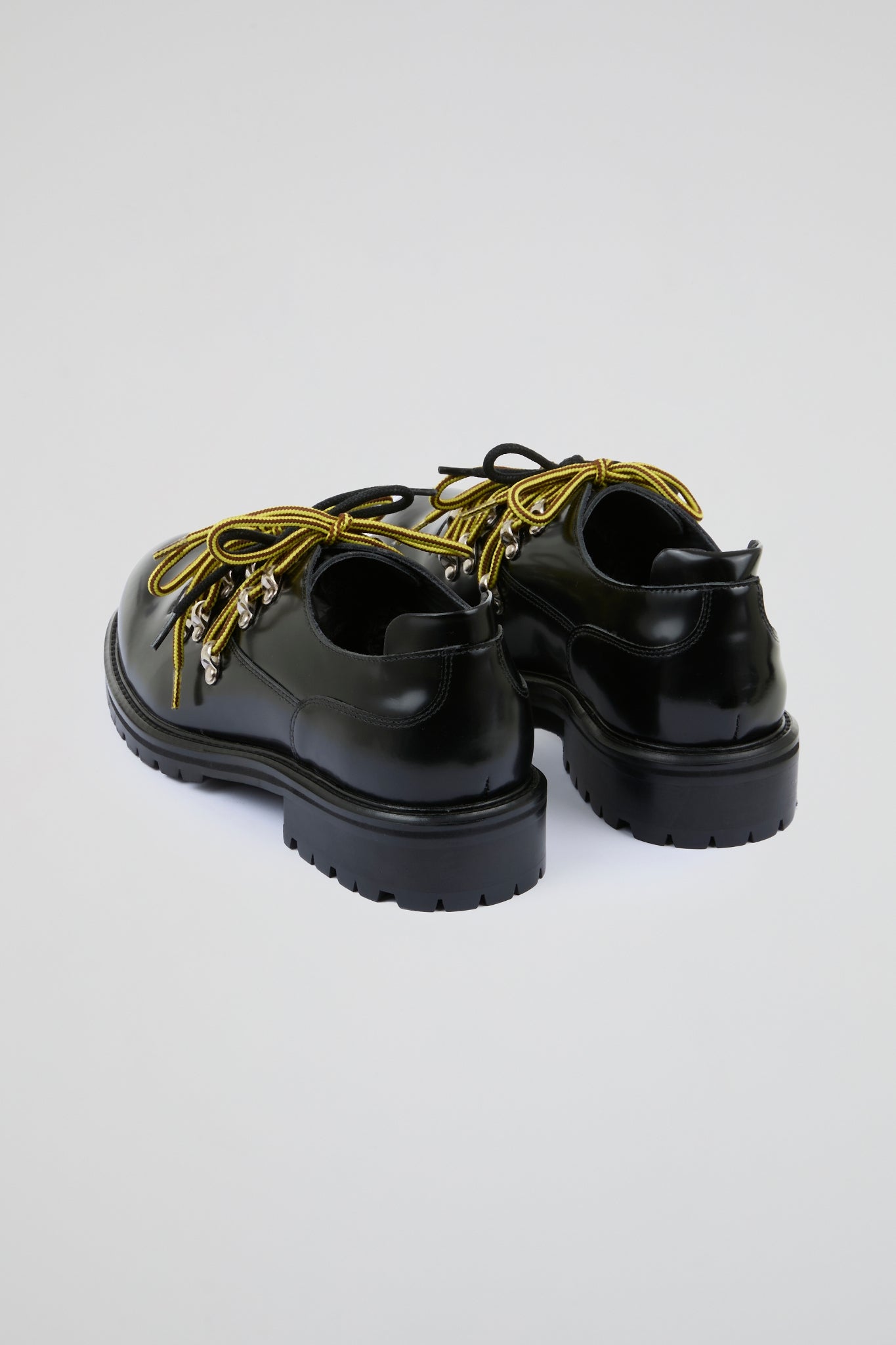 Black Leather Derbies
