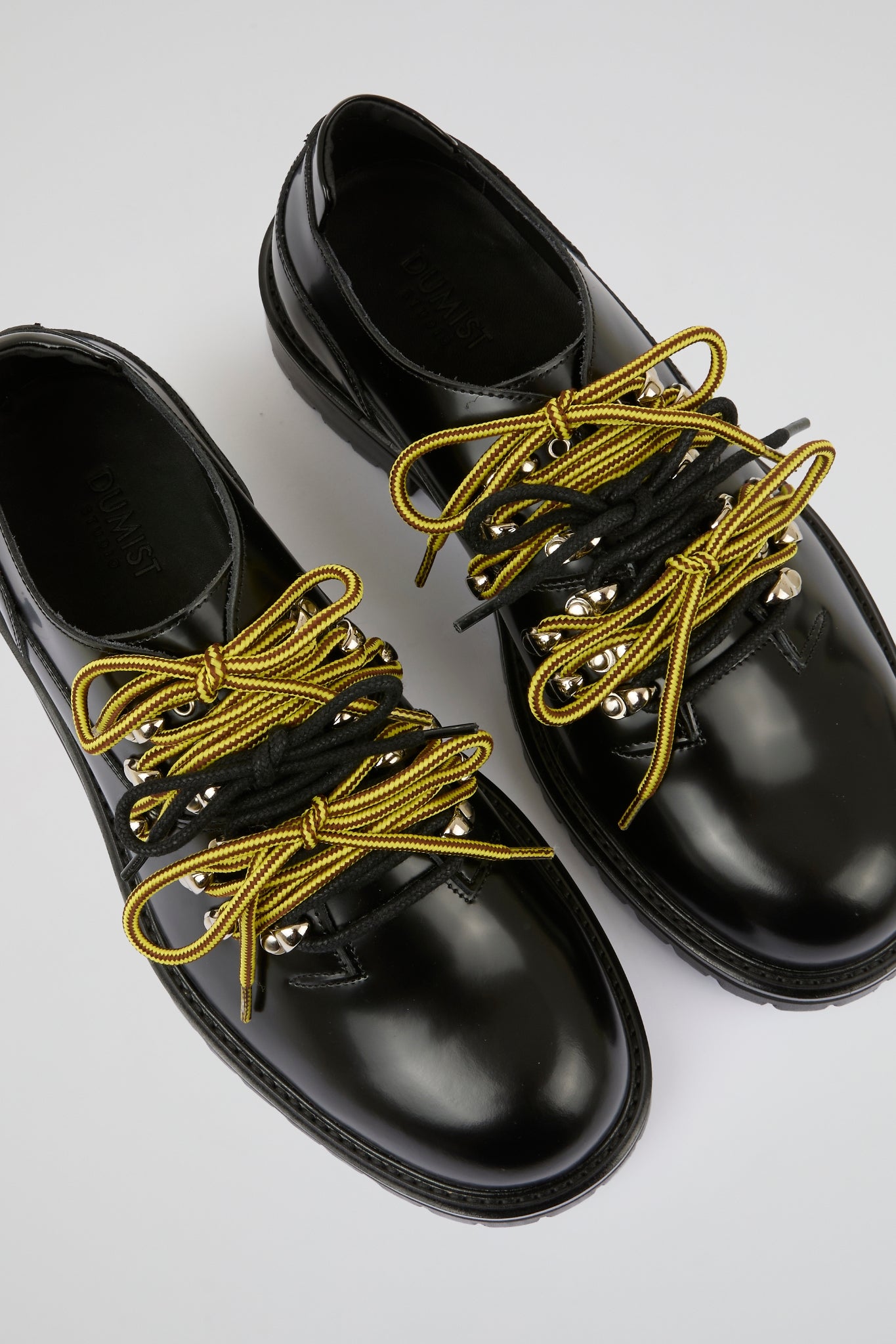Black Leather Derbies