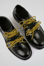 Black Leather Derbies
