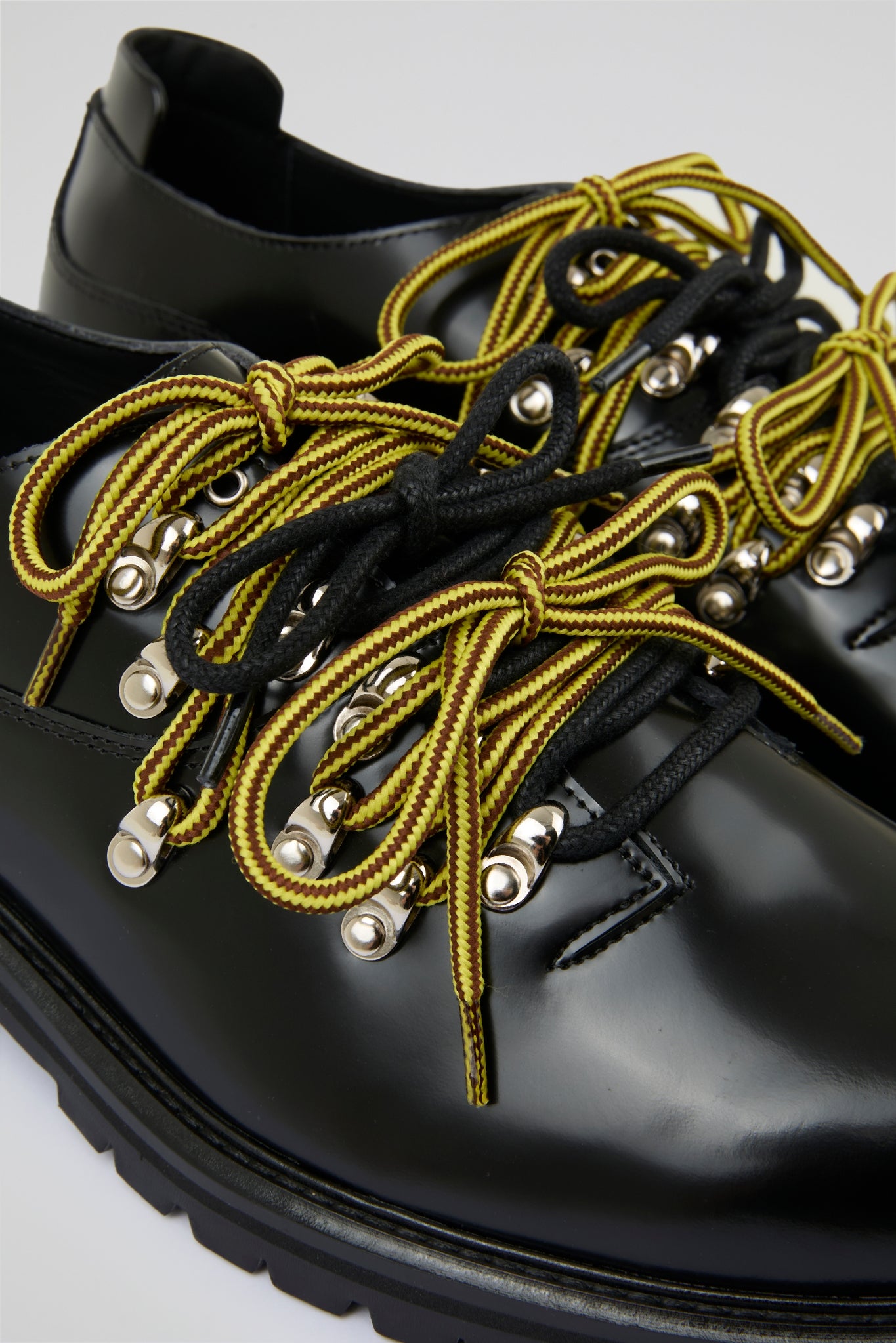 Black Leather Derbies