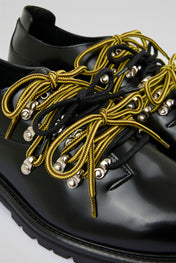 Black Leather Derbies