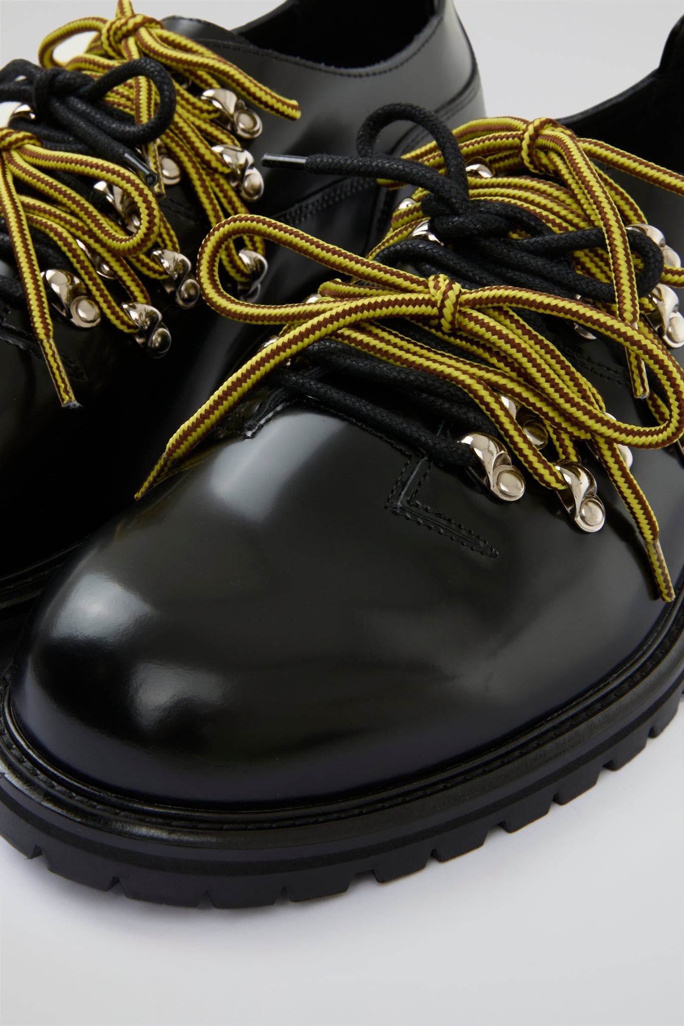 Black Leather Derbies