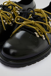 Black Leather Derbies