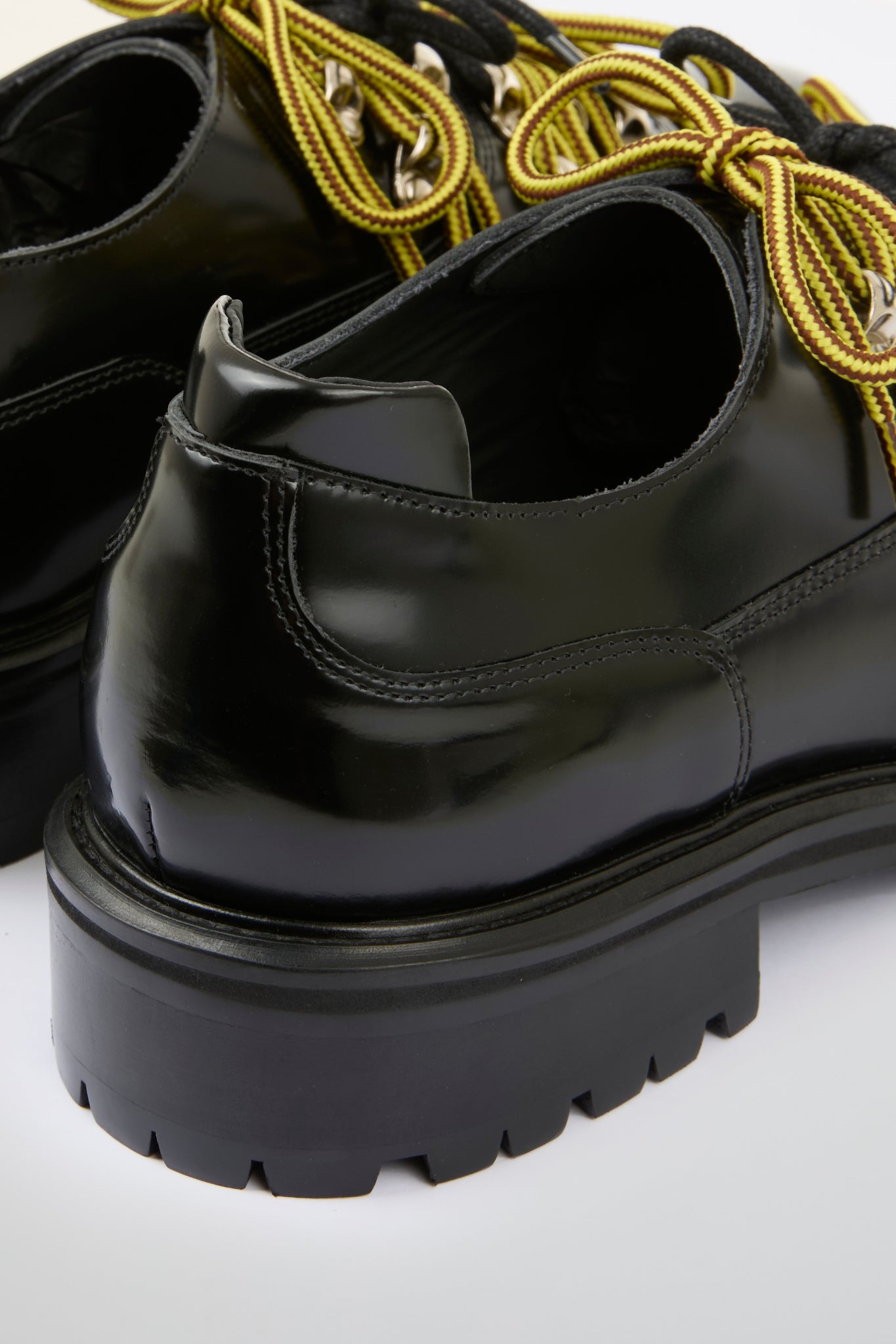 Black Leather Derbies