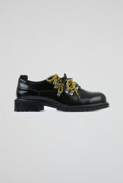 Black Leather Derbies