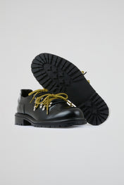 Black Leather Derbies