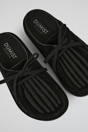 DUMIST Structured Suede Mules