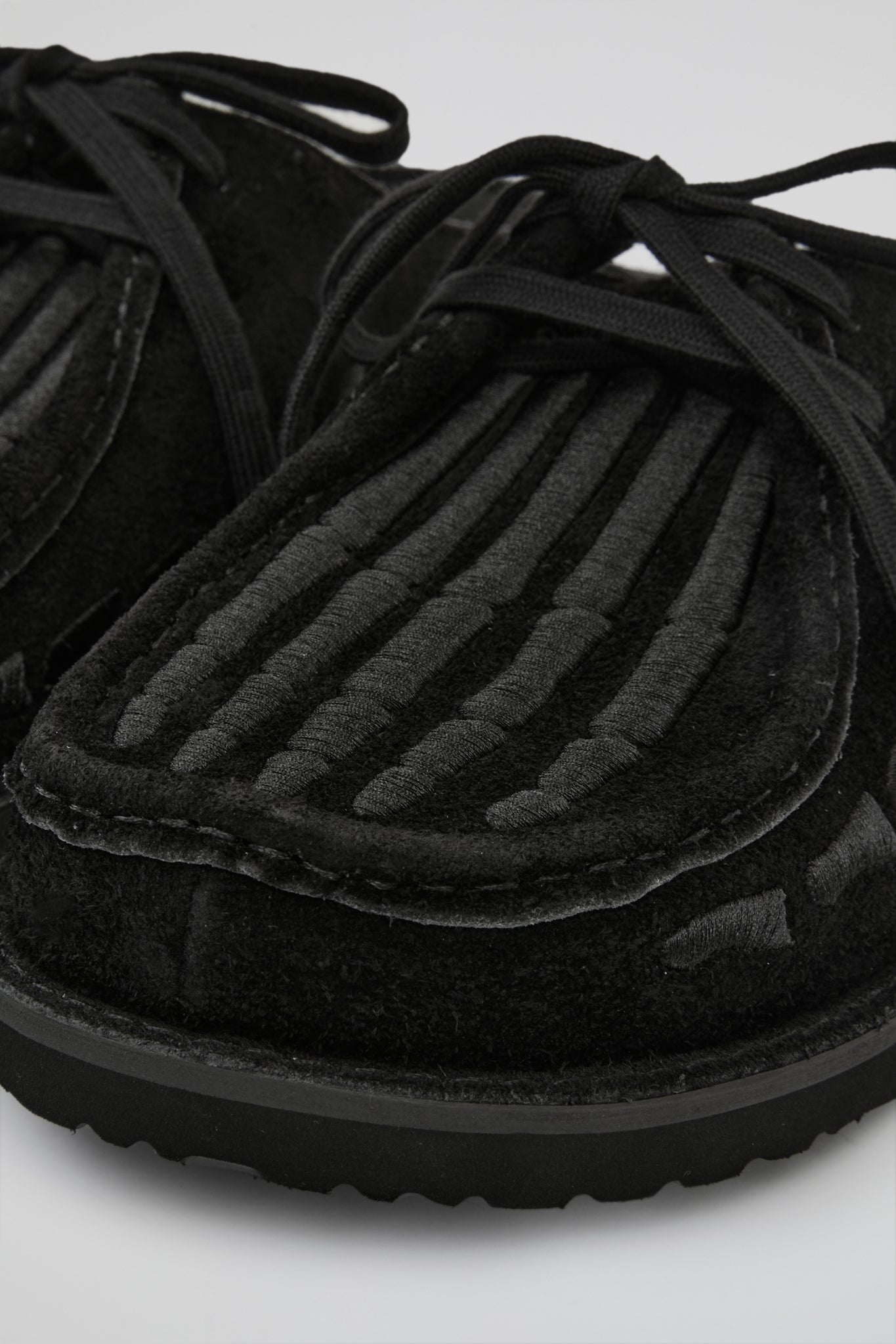 DUMIST Structured Suede Mules
