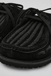 DUMIST Structured Suede Mules