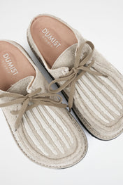 DUMIST Structured Suede Mules