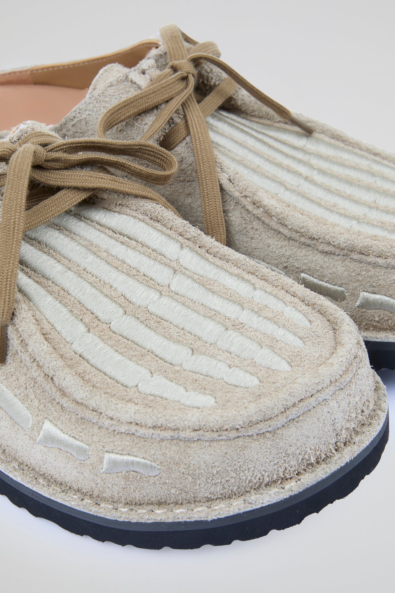 DUMIST Structured Suede Mules