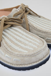 DUMIST Structured Suede Mules