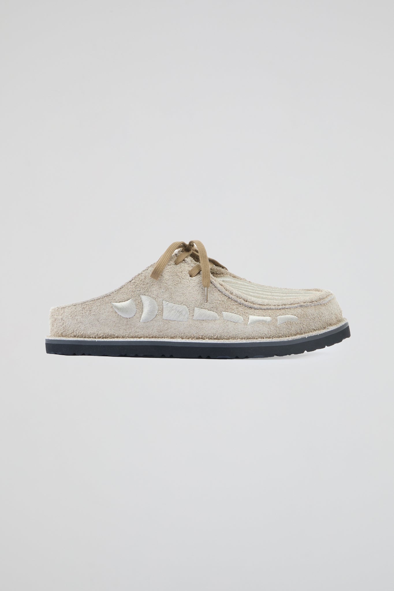 DUMIST Structured Suede Mules