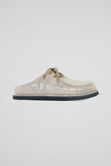DUMIST Structured Suede Mules