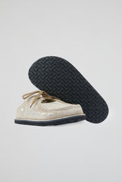 DUMIST Structured Suede Mules