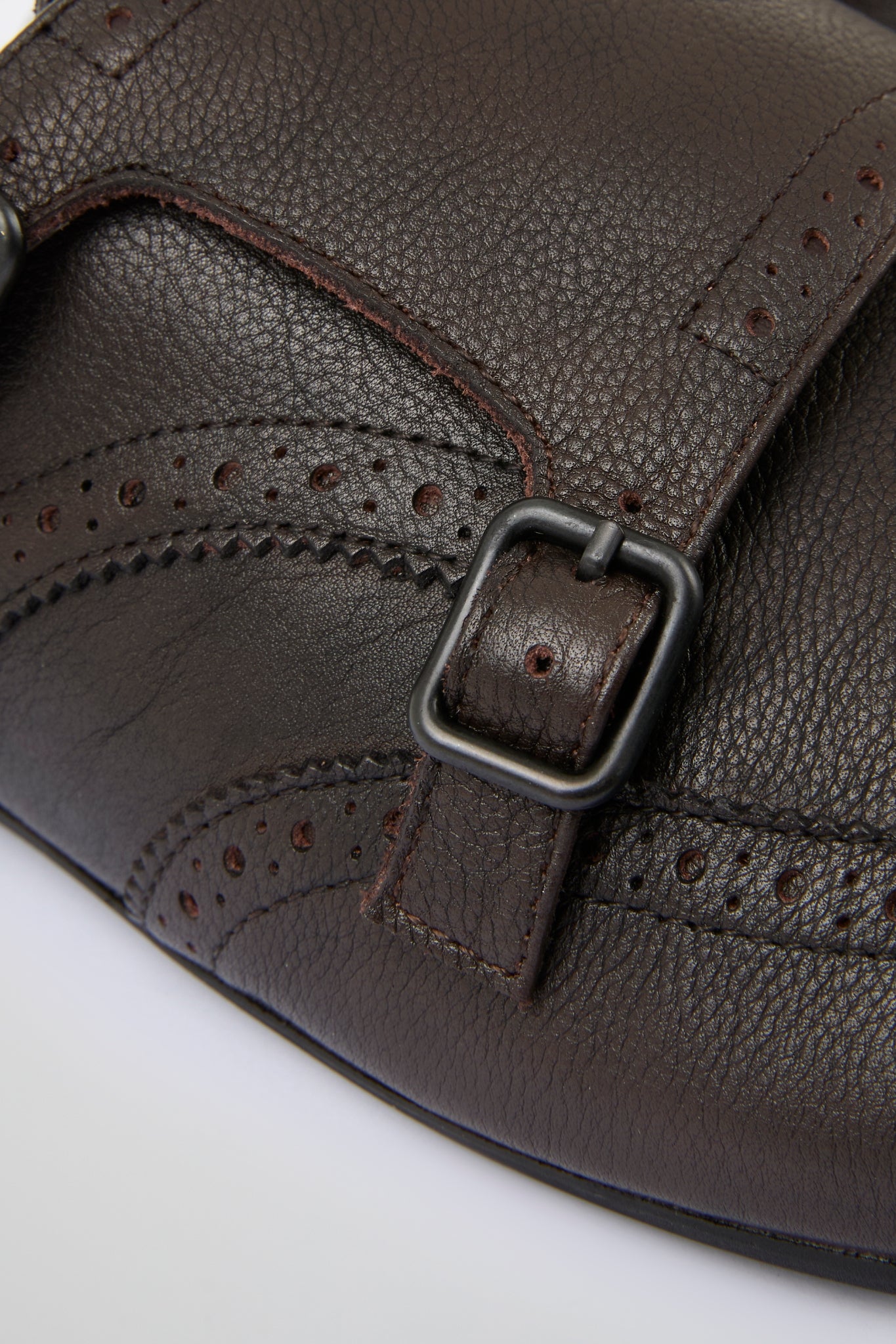 Brown Leather Mules
