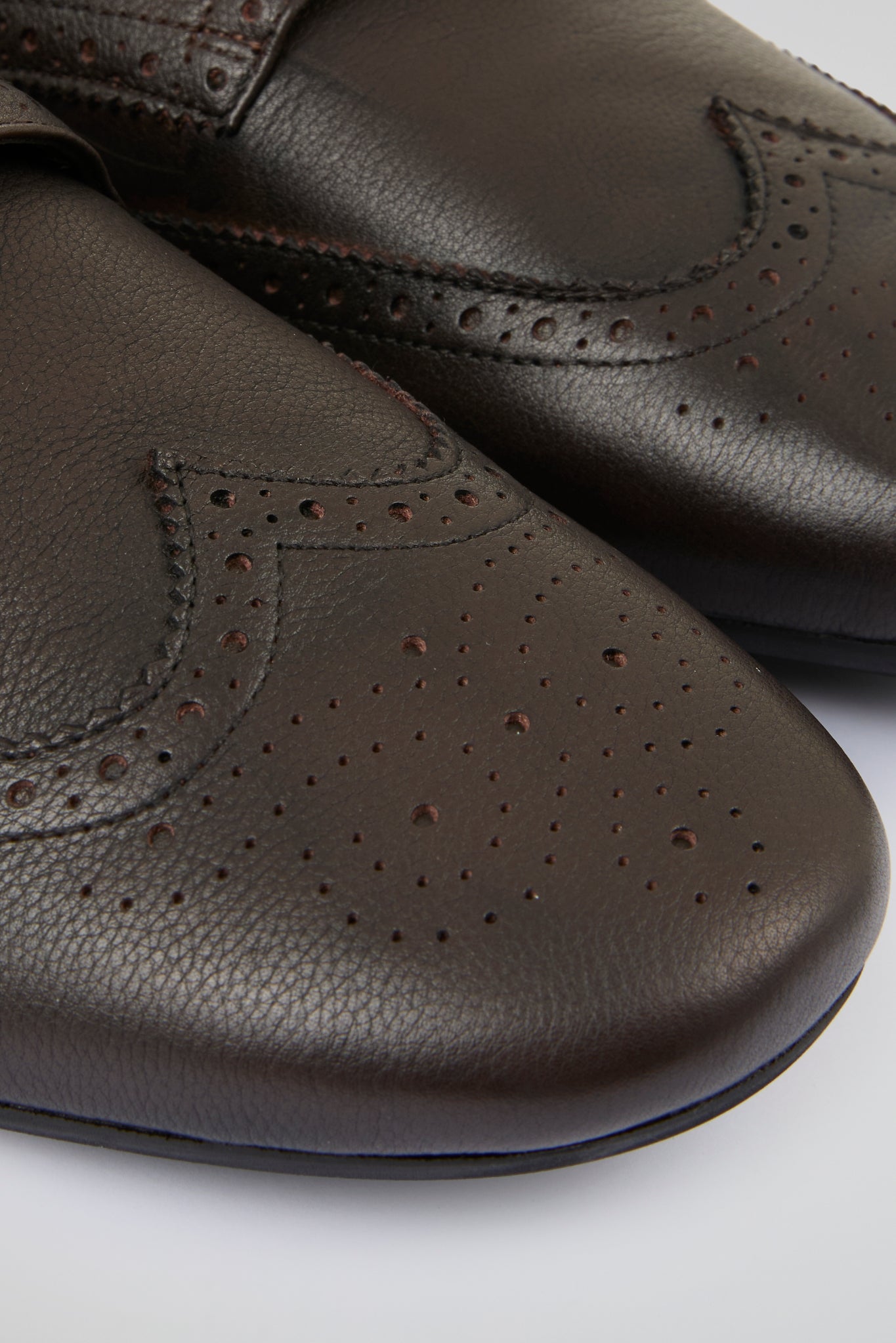 Brown Leather Mules