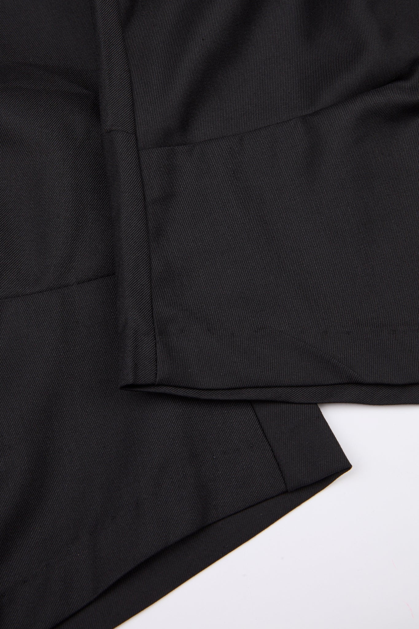 Black Lace-Up Wide-Leg Trouser