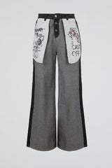 Inside-Out Wide-Leg Jean