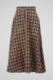 Check Rainbow Skirt
