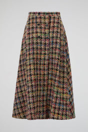 Check Rainbow Skirt