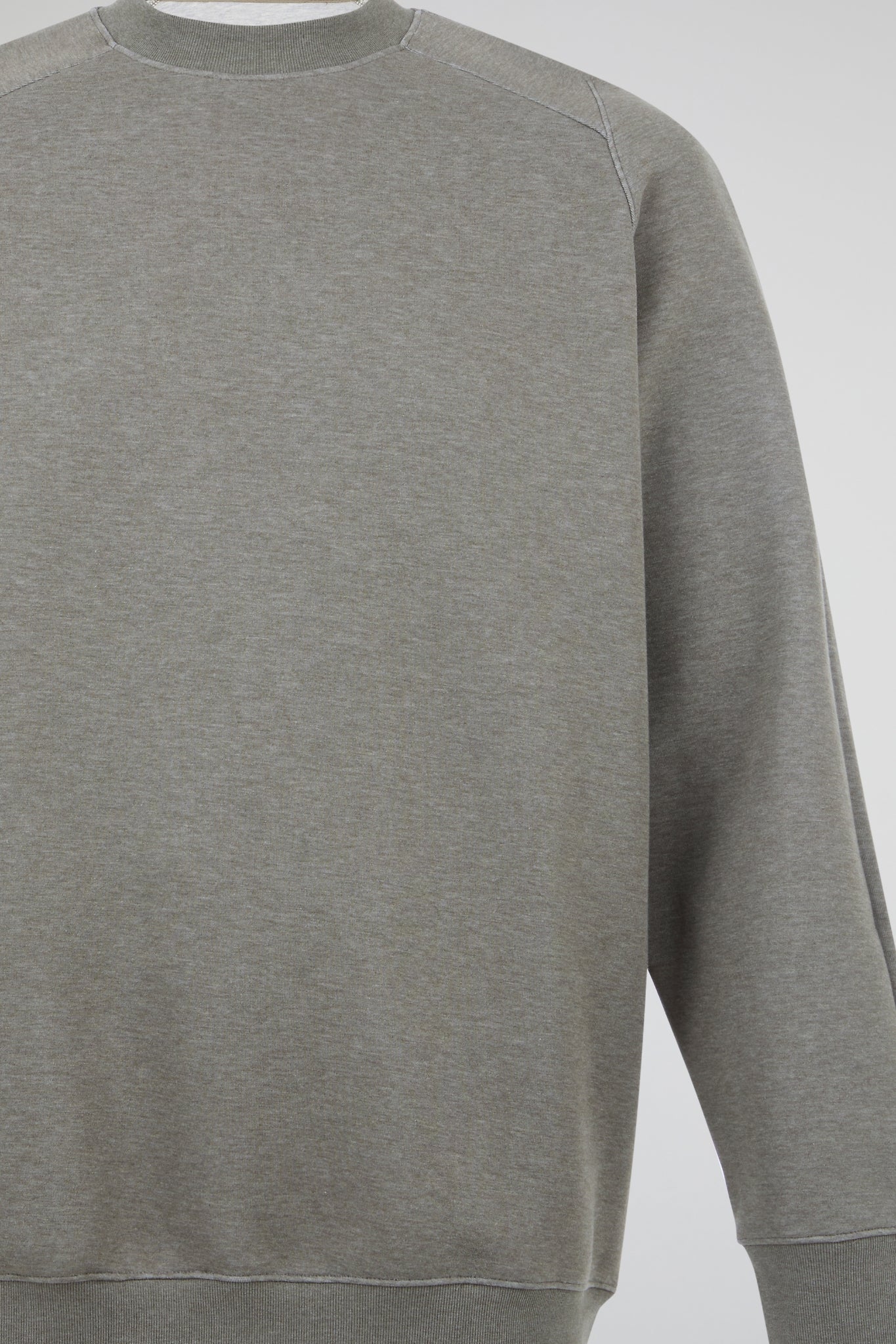 Green Side-Zip Sweatshirt