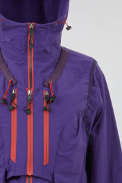 Cropped Technical Hooded Jacket