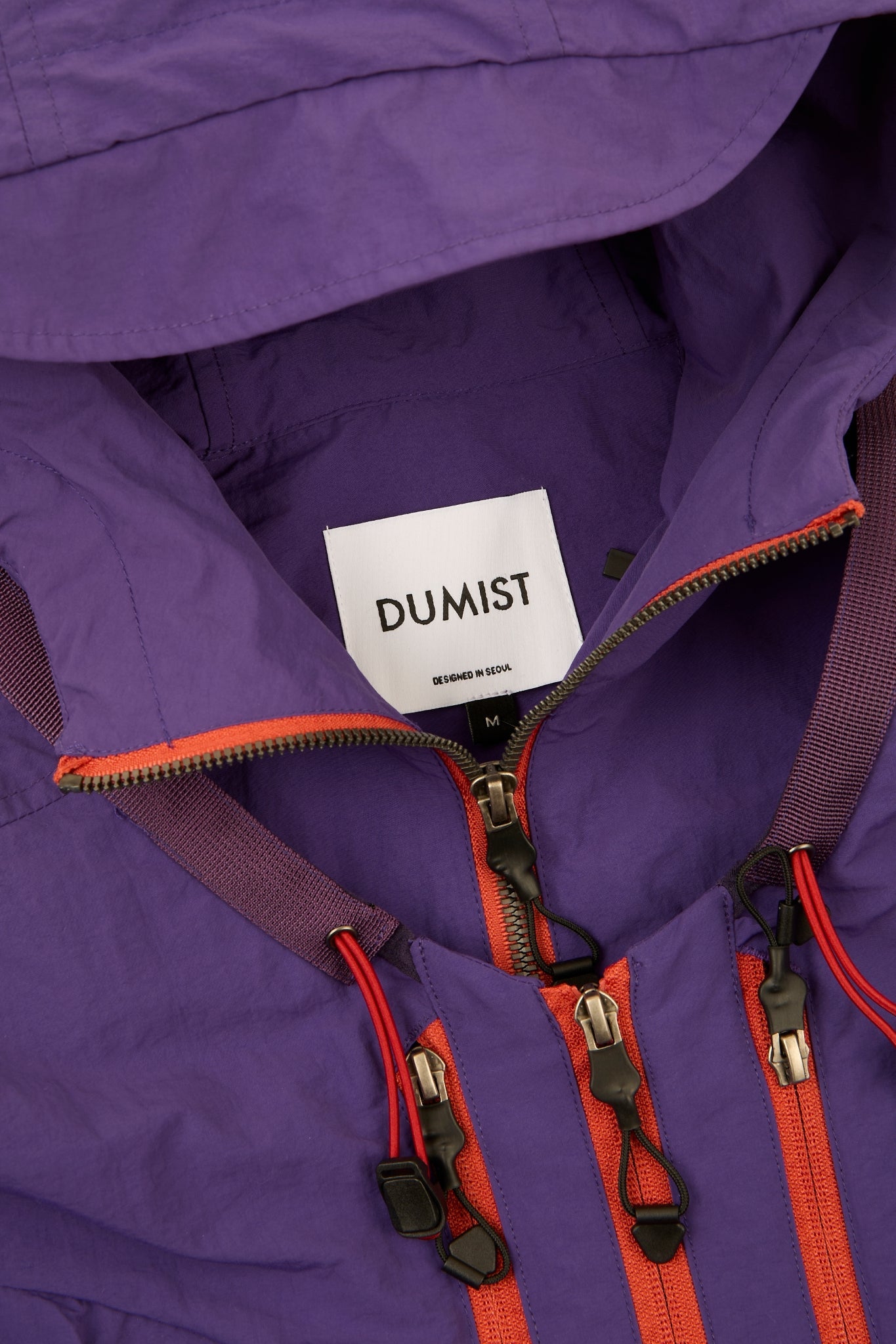 Cropped Technical Hooded Jacket