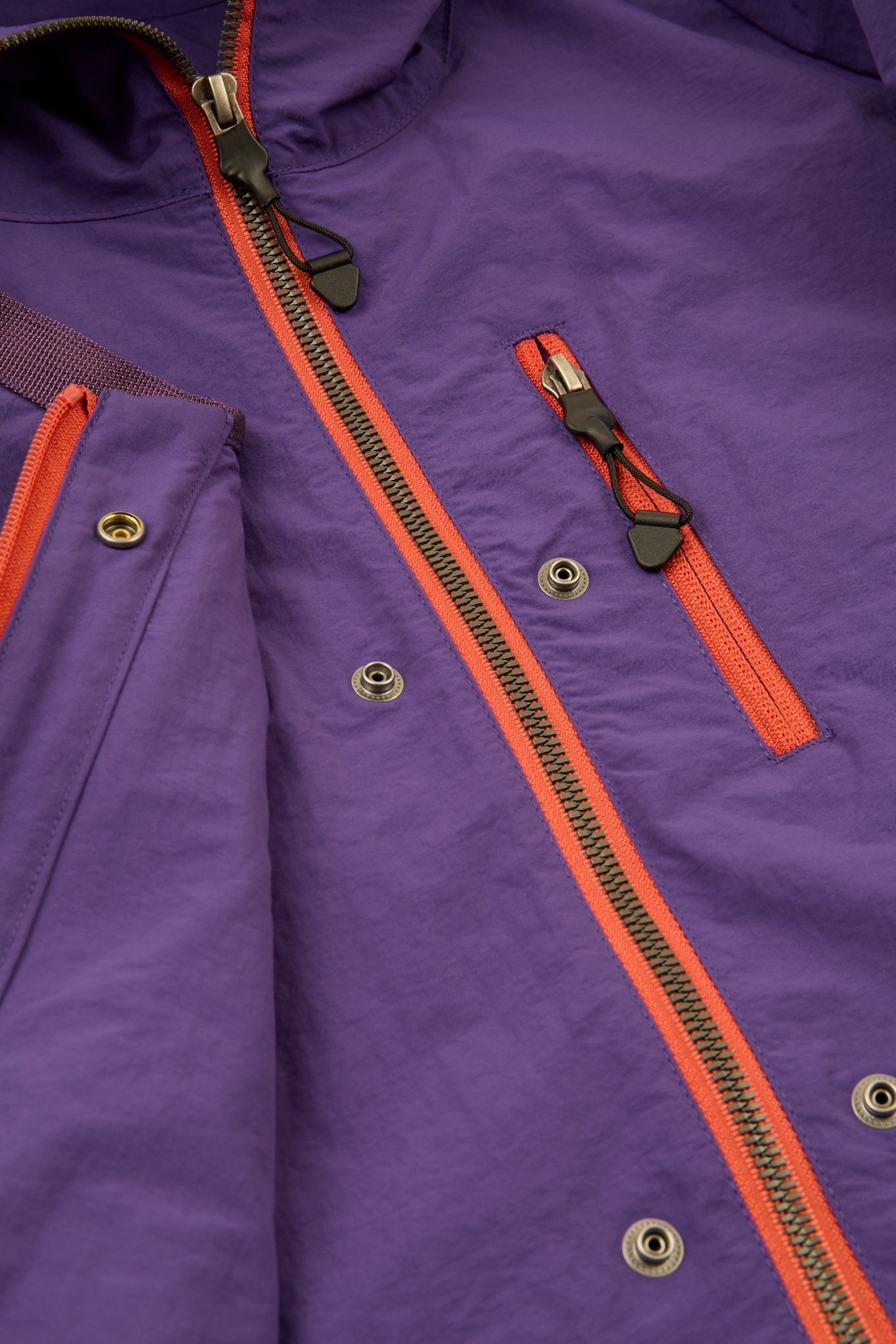 Cropped Technical Hooded Jacket