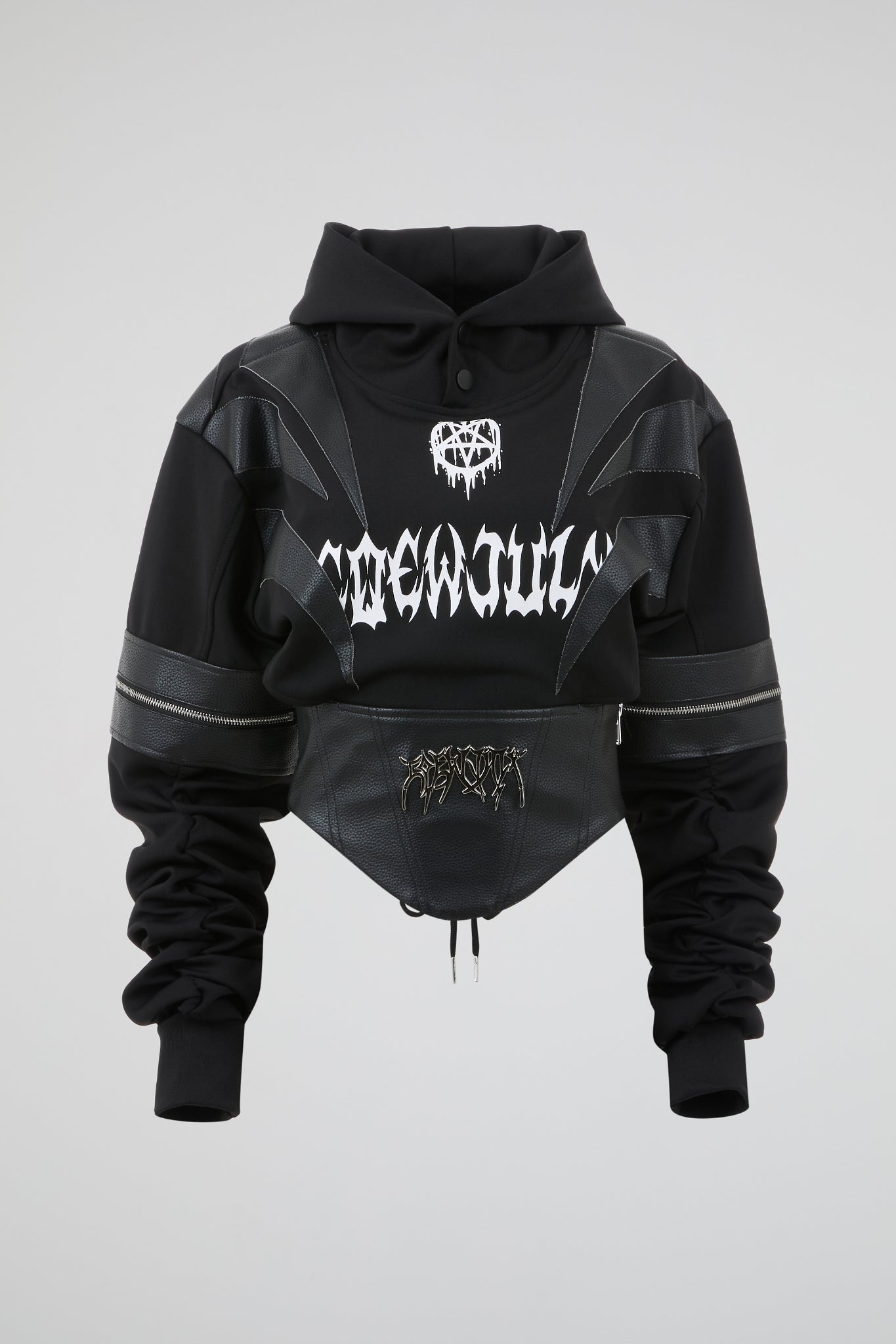 Corset Waist Hoodie